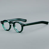 Rolf Vintage Geometric Acetate Glasses Frame Geometric Frames Southood Clear Green